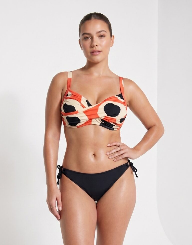 Orange femininity- бански горна част