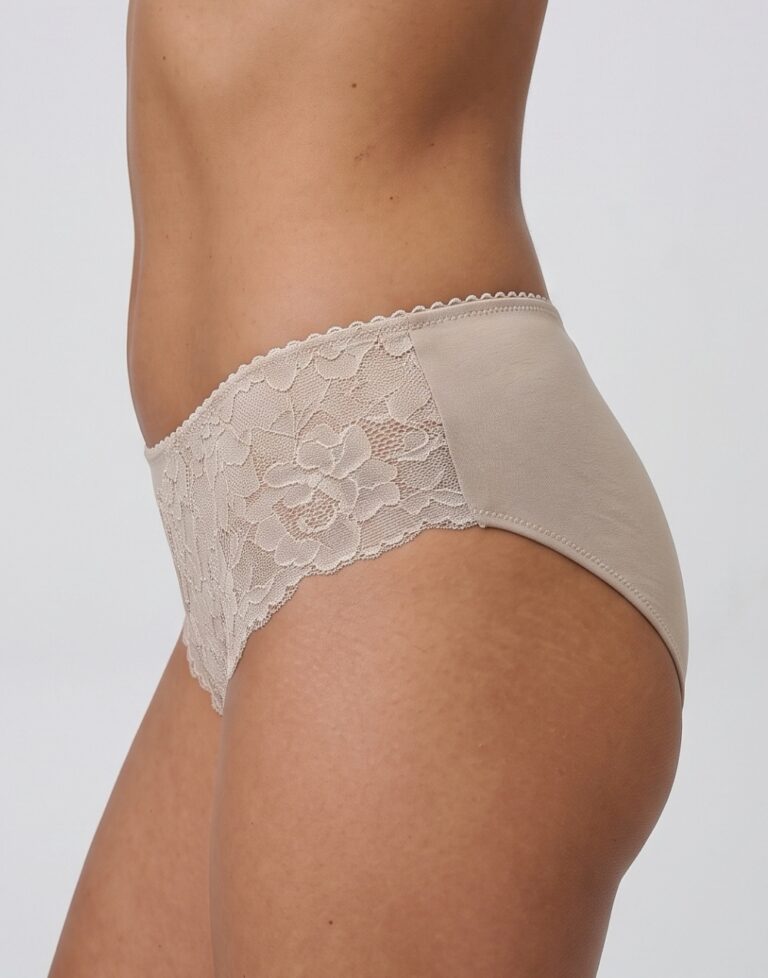 Slip Maxi дантела и вискоза