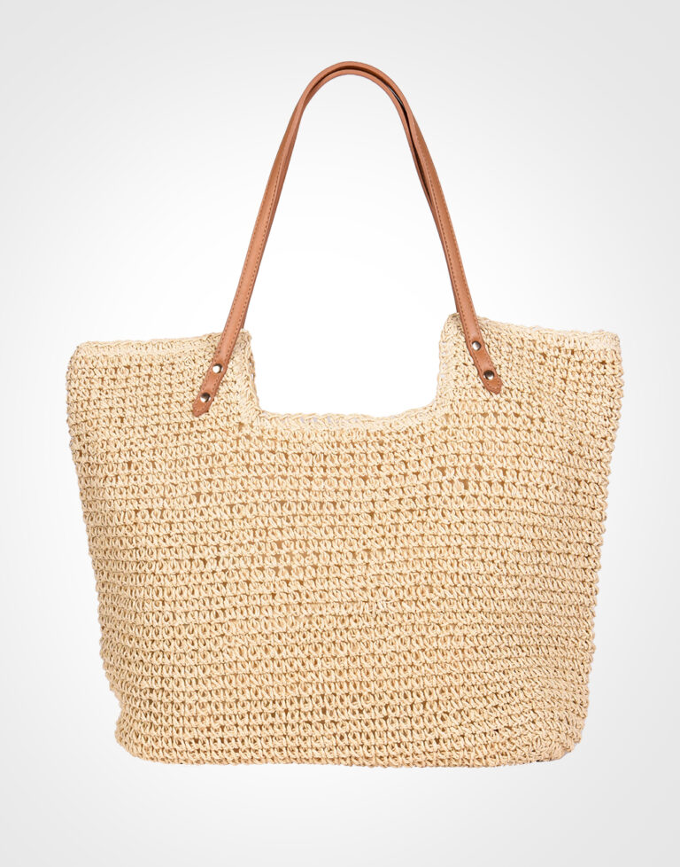 Плетена плажна чанта