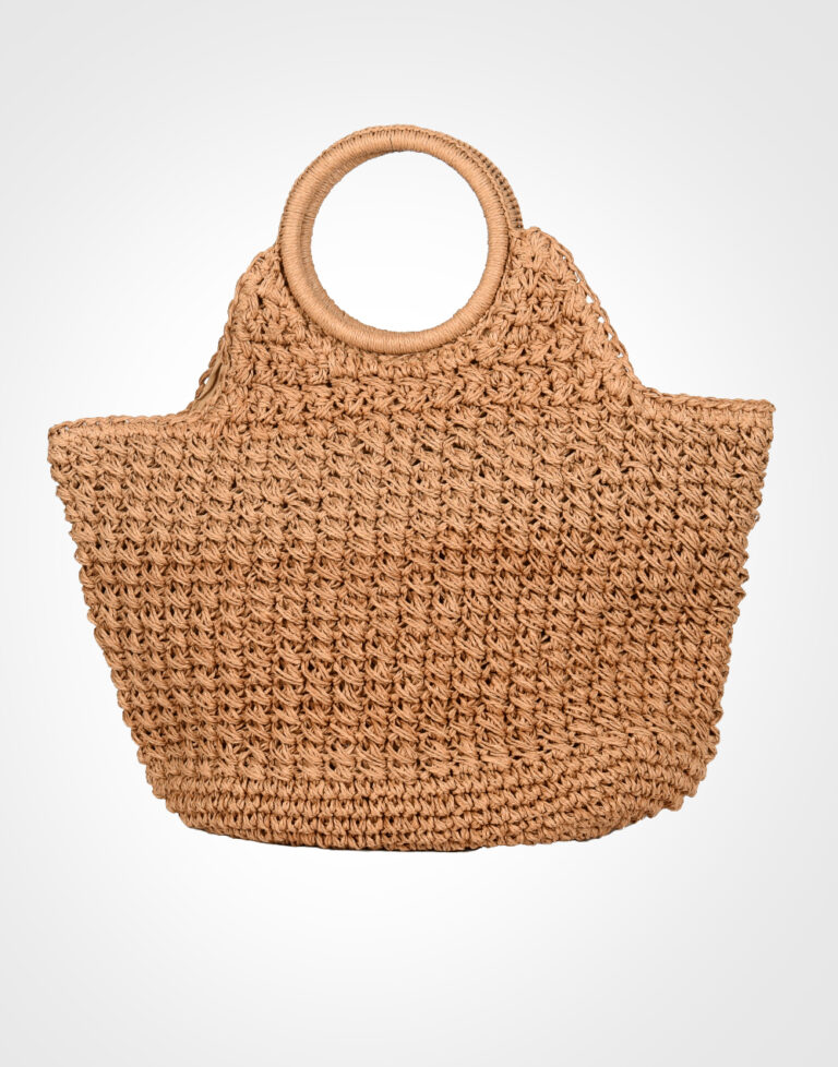 Плетена плажна чанта