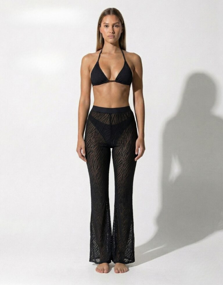 Плажен панталон - 9401 черен